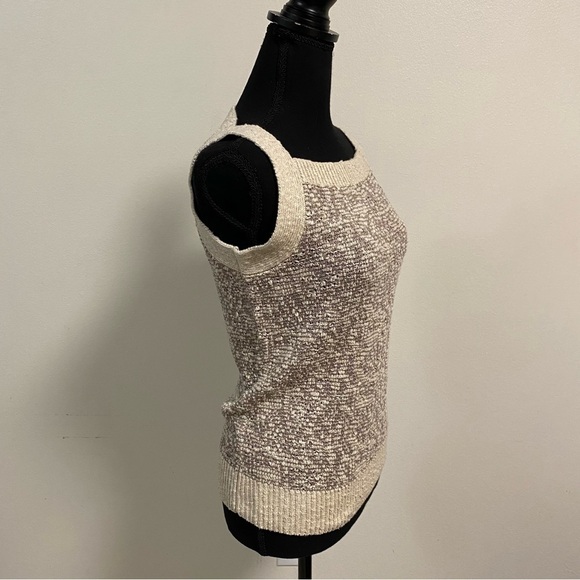 Chico’s Sleeveless Frosted Tank Sweater Neutral Combo Size 0/XS NWT - Picture 4 of 10